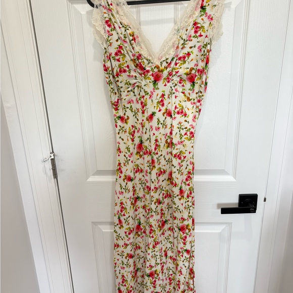 Rouje Cream Floral Lace Dress Size 36 - Picture 2 of 3